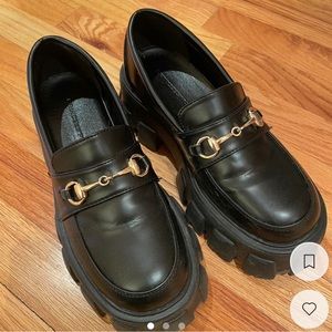 Princess Polly Platform Penny Loafers